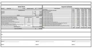 Costing Plan